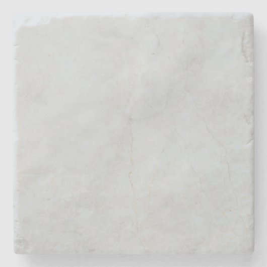 Marble White Stone Onderzetter (Voorkant)