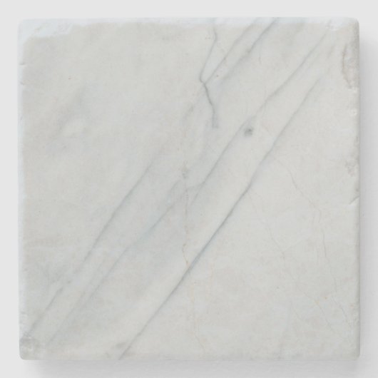 Marble White Stone Onderzetter (Voorkant)