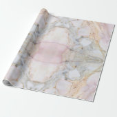 Marble Wrapping Paper Cadeaupapier (Uitgerold)