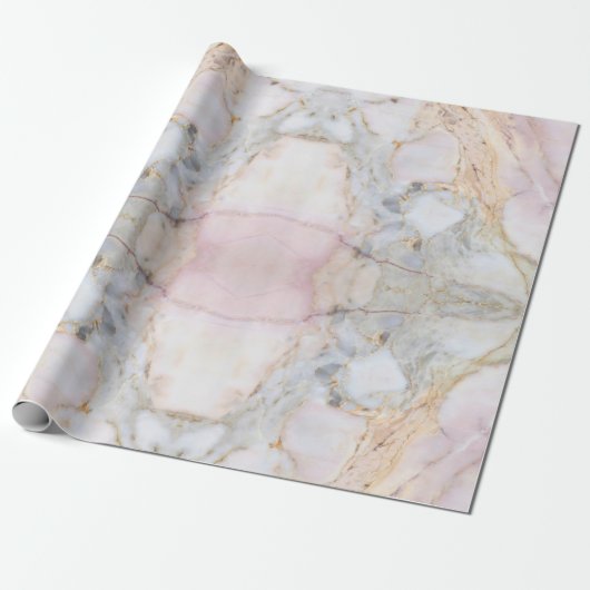 Marble Wrapping Paper Cadeaupapier (Uitgerold)