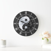 Marble Yin Yang Symbol Grote Klok (Huis)