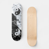 Marble Yin Yang Symbol Skateboard (Voorkant)