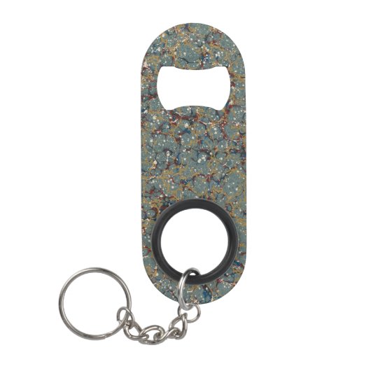 Marbled Abstract Painting Mini Flessenopener (Voorkant)