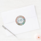  Marbled Classic Stickers met Monogram (Envelop)
