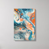 Marbled Deep Canvas Afdruk (Voorkant)