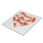 Marbled Heart Tegeltje (Zijkant)