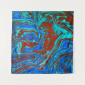Marbled liquid unique patternabstract,acrylic,art, wandkleed (Voorkant (horizontaal))