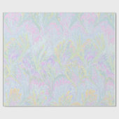 MARBLED PAPER,ABSTRACT PALE PINK 2 PEACOCK PATTERN CADEAUPAPIER (Vlak)