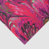 MARBLED PAPIER, ABSTRACT PINKPIJKPATROON TISSUEPAPIER (Detail)