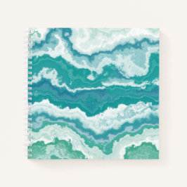 marbled sea foam : notitieboek