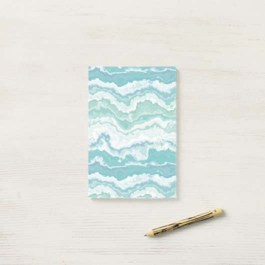marbled sea foam : post-it® notes (Op bureau)