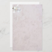 marbled stationery orchid briefpapier (Voorkant / Achterkant)
