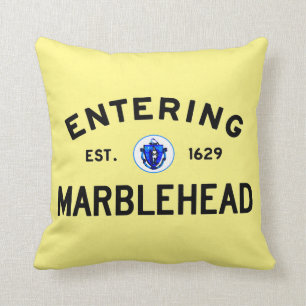 Marblehead invoeren kussen