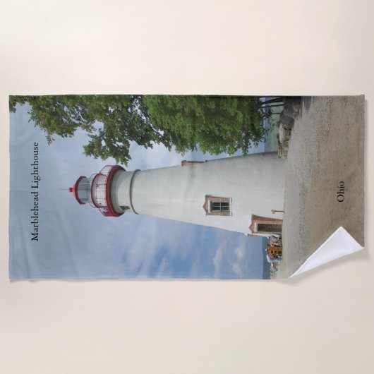 Marblehead Lighthouse badhanddoek (Voorkant)