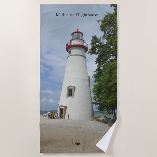 Marblehead Lighthouse badhanddoek (Voorkant)