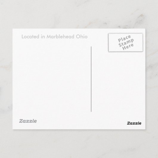 Marblehead Lighthouse Briefkaart (Achterkant)