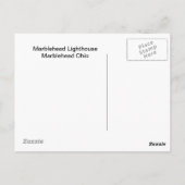 Marblehead Lighthouse Briefkaart (Achterkant)