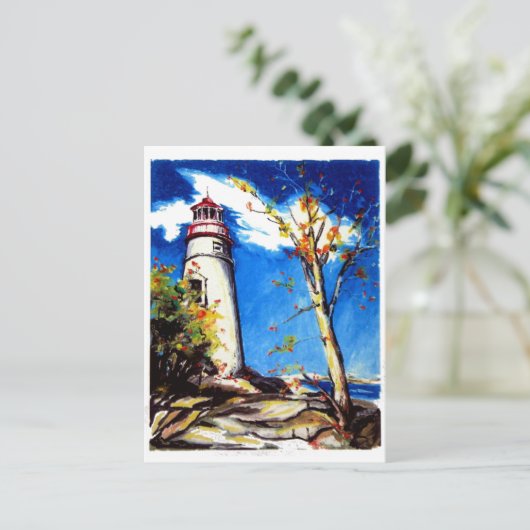 Marblehead Lighthouse Briefkaart (Staand voorkant)