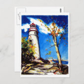 Marblehead Lighthouse Briefkaart (Voorkant / Achterkant)