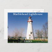 Marblehead Lighthouse, Briefkaart Ohio (Voorkant / Achterkant)
