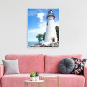 Marblehead Lighthouse Canvas Afdruk (Insitu (Woonkamer))