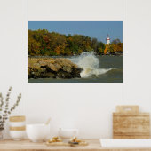 Marblehead Lighthouse Canvas Poster (Keuken)