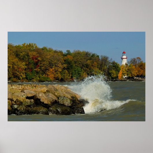 Marblehead Lighthouse Canvas Poster (Voorkant)