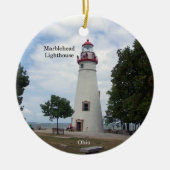 Marblehead Lighthouse cirkel ornament (Voorkant)