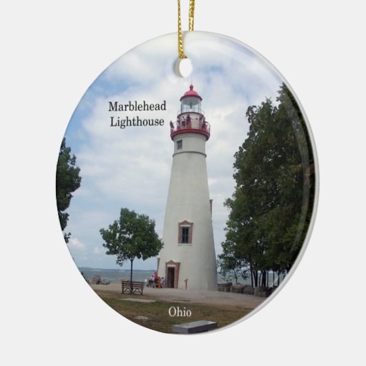 Marblehead Lighthouse cirkel ornament (Links)