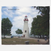 Marblehead Lighthouse deken (Voorkant (Horizontaal))