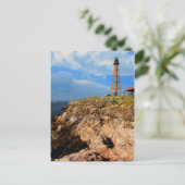 Marblehead Lighthouse en Ocean Bluffs Briefkaart (Staand voorkant)