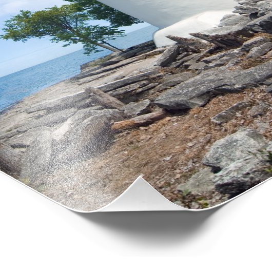 Marblehead Lighthouse Foto Afdruk (Hoek)