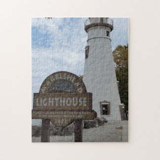 Marblehead Lighthouse gemaakt op een Legpuzzel