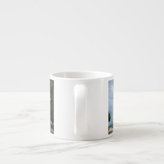 Marblehead Lighthouse geschiedenis espresso mok (Achterkant)