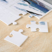 Marblehead Lighthouse in Winter Jigzaag Puzzle Legpuzzel (Zijkant)