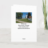 Marblehead Lighthouse Kaart (Achterkant)