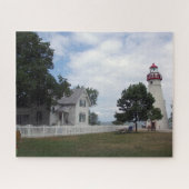 Marblehead Lighthouse & keepershouse Legpuzzel (Horizontaal)