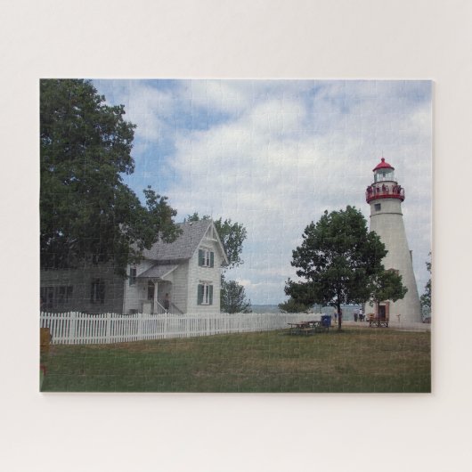 Marblehead Lighthouse & keepershouse Legpuzzel (Horizontaal)