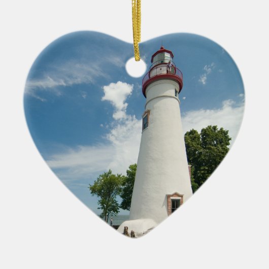 Marblehead Lighthouse Keramisch Ornament (Voorkant)