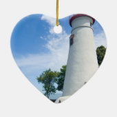 Marblehead Lighthouse Keramisch Ornament (Achterkant)