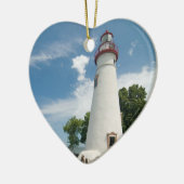 Marblehead Lighthouse Keramisch Ornament (Links)