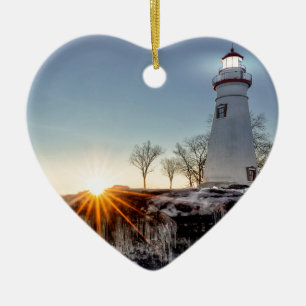 Marblehead Lighthouse Keramisch Ornament