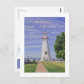 Marblehead Lighthouse/Lake Erie Briefkaart (Voorkant / Achterkant)