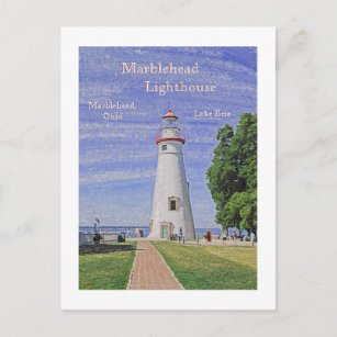 Marblehead Lighthouse/Lake Erie Briefkaart