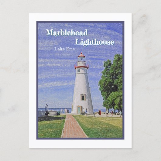 Marblehead Lighthouse/Lake Erie Briefkaart (Voorkant)