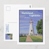 Marblehead Lighthouse/Lake Erie Briefkaart (Voorkant / Achterkant)