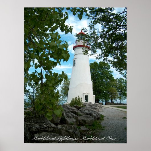 Marblehead Lighthouse, Marblehead Ohio Poster (Voorkant)