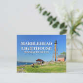 Marblehead Lighthouse, Massachusetts Briefkaart (Staand voorkant)