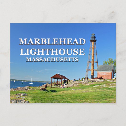 Marblehead Lighthouse, Massachusetts Briefkaart (Voorkant)