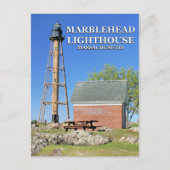 Marblehead Lighthouse, Massachusetts Briefkaart (Voorkant)